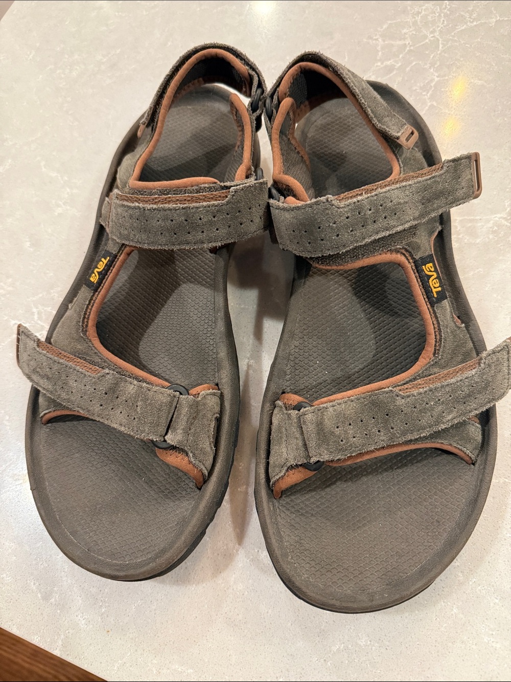 Teva Men's Katavi 2 sport sandal olive green and brown Size 13